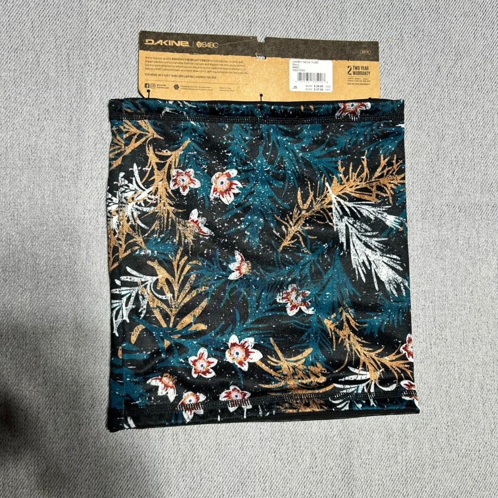 Dakine Mens Darby Neck Tube  Black Floral Snowboard Gaiter 10001509
